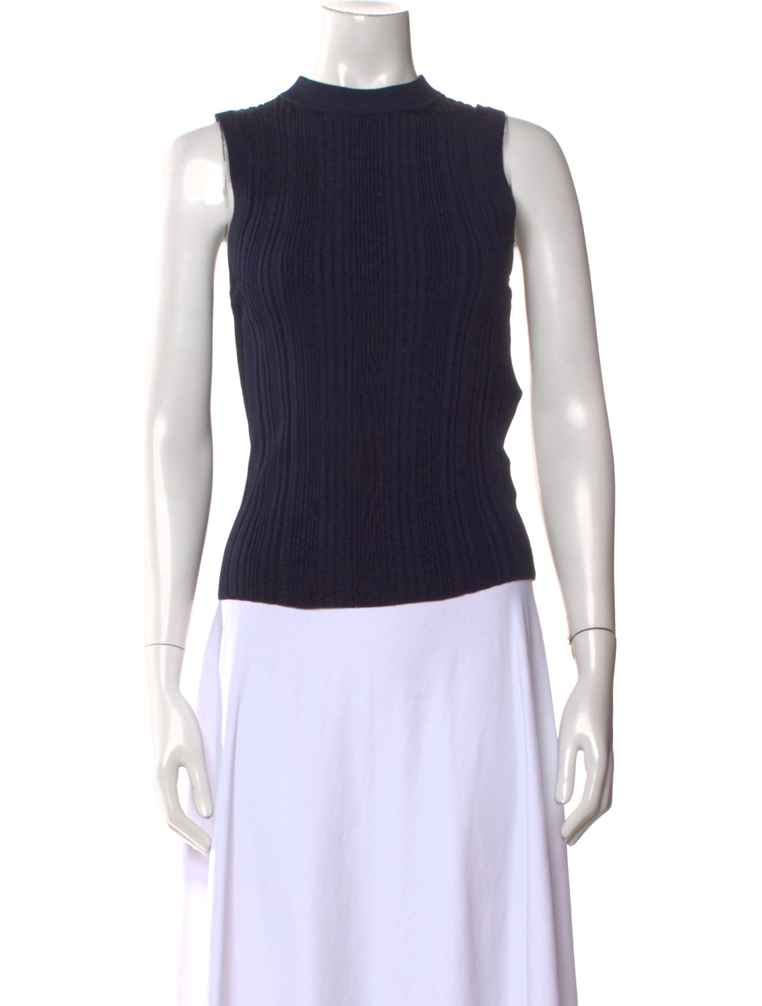 Veronica Beard Crew Neck Sleeveless Top