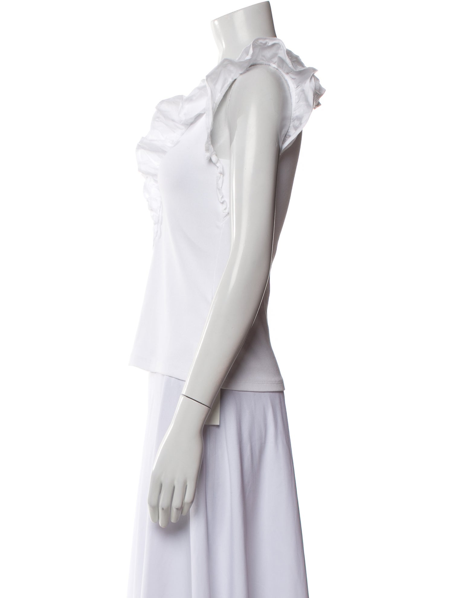 Veronica Beard V-Neck Sleeveless Top