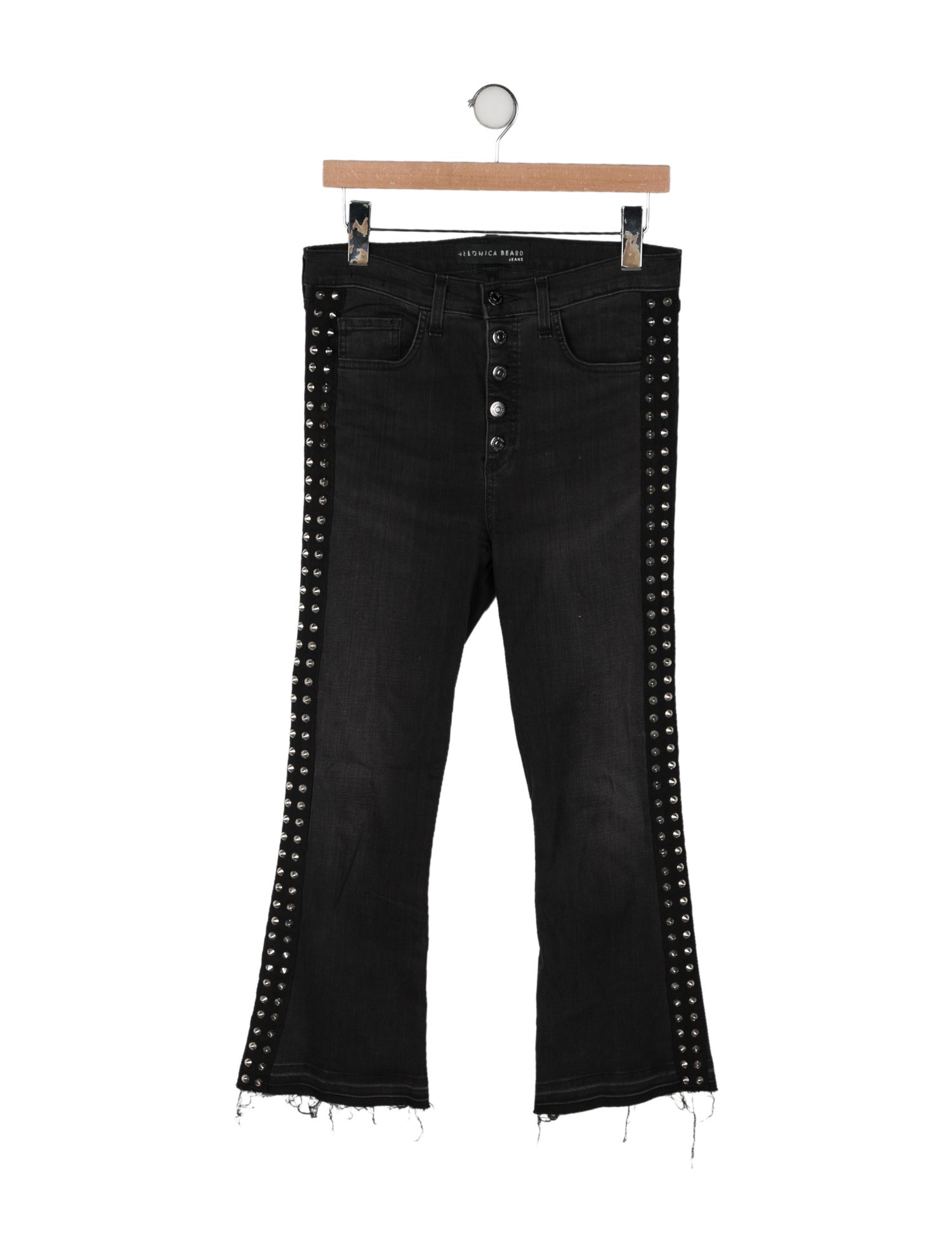 Veronica Beard High-Rise Straight Leg Jeans