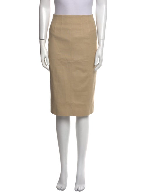 Veronica Beard Linen Knee-Length Skirt