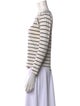 Veronica Beard Striped Scoop Neck Top