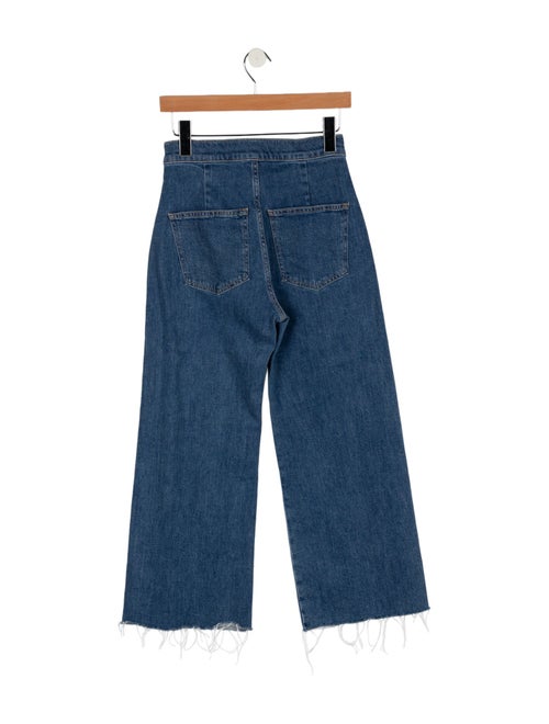Veronica Beard High-Rise Wide Leg Jeans