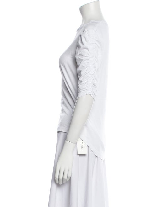 Veronica Beard Crew Neck Three-Quarter Sleeve T-Shirt