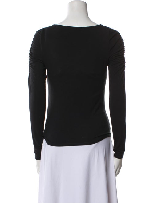 Veronica Beard V-Neck Long Sleeve Top