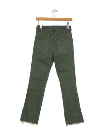 Veronica Beard Mid-Rise Straight Leg Jeans