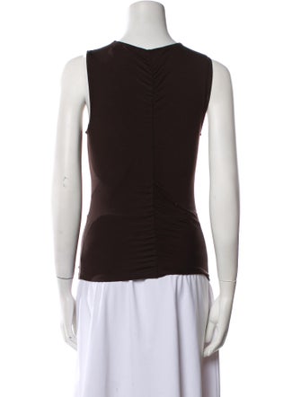 Veronica Beard V-Neck Sleeveless Top