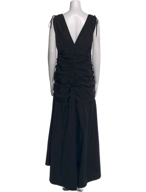 Veronica Beard V-Neck Long Dress