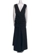 Veronica Beard V-Neck Long Dress