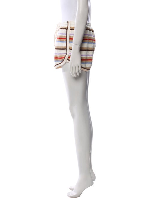 Veronica Beard Striped Mini Shorts