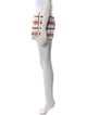 Veronica Beard Striped Mini Shorts