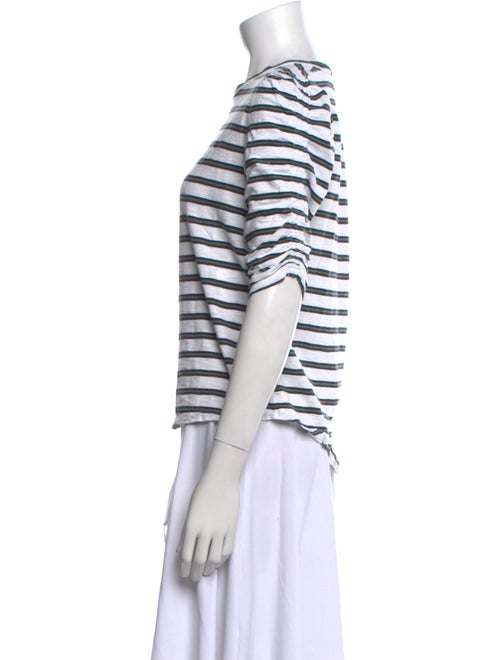 Veronica Beard Striped Crew Neck T-Shirt
