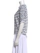 Veronica Beard Striped Crew Neck T-Shirt