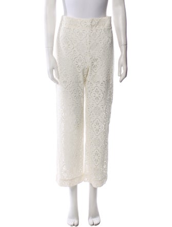 Veronica Beard Lace Wide Leg Pants