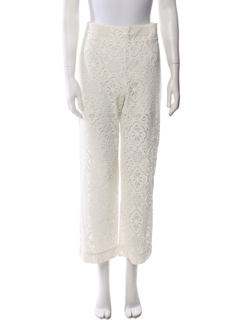 Veronica Beard Lace Wide Leg Pants