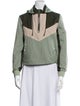 Veronica Beard Colorblock Pattern Biker Jacket