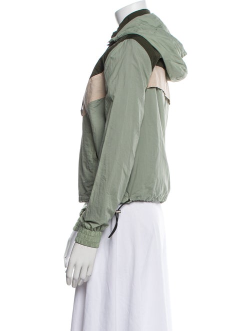 Veronica Beard Colorblock Pattern Biker Jacket