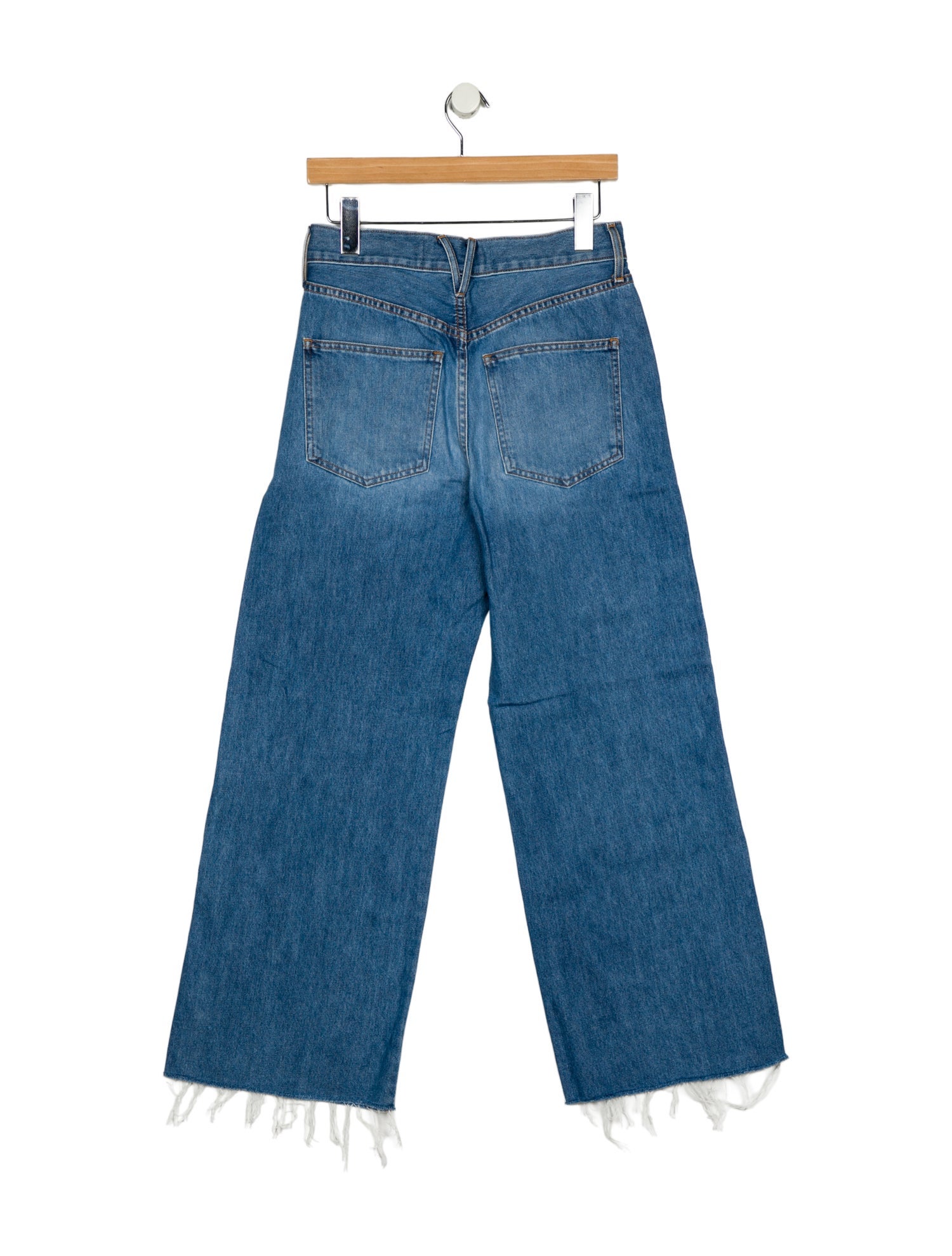Veronica Beard High-Rise Wide Leg Jeans