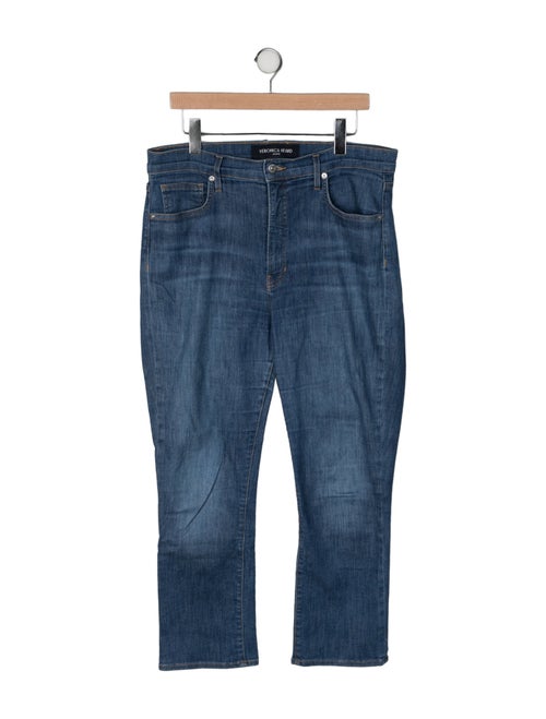 Veronica Beard High-Rise Straight Leg Jeans