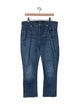 Veronica Beard High-Rise Straight Leg Jeans