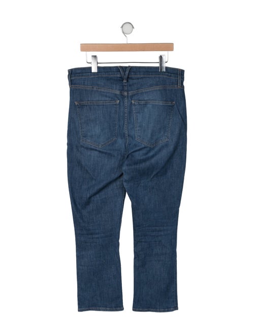 Veronica Beard High-Rise Straight Leg Jeans