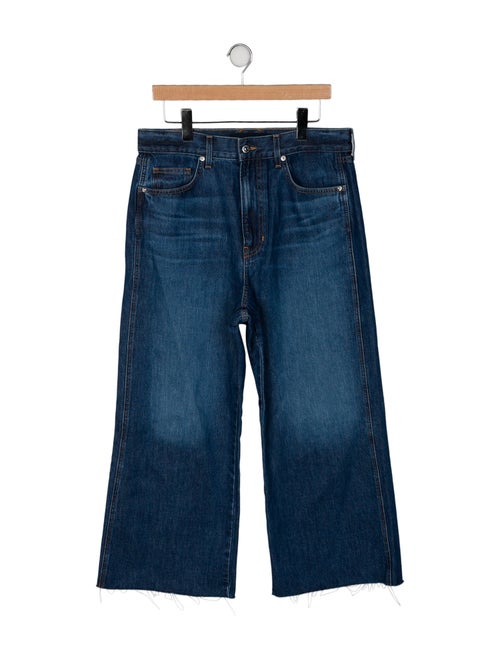 Veronica Beard High-Rise Wide Leg Jeans