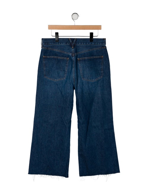 Veronica Beard High-Rise Wide Leg Jeans