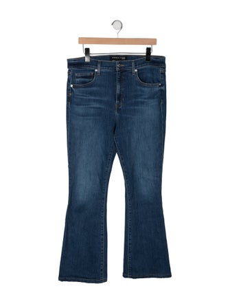 Veronica Beard High-Rise Wide Leg Jeans