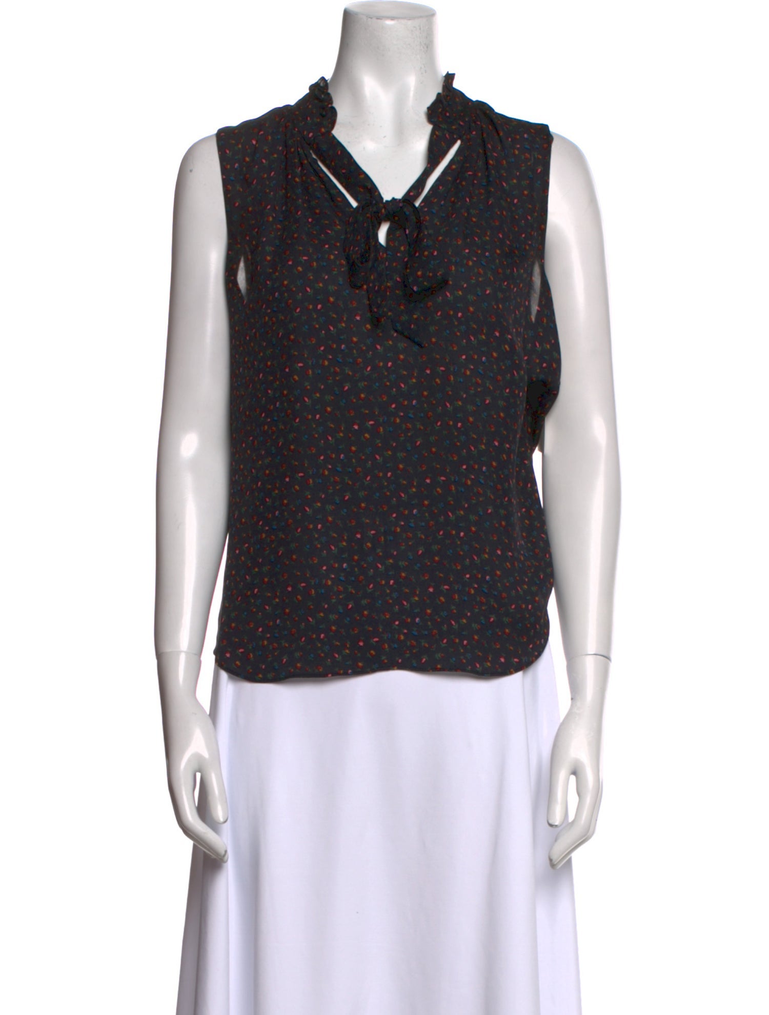 Veronica Beard Silk Printed Top