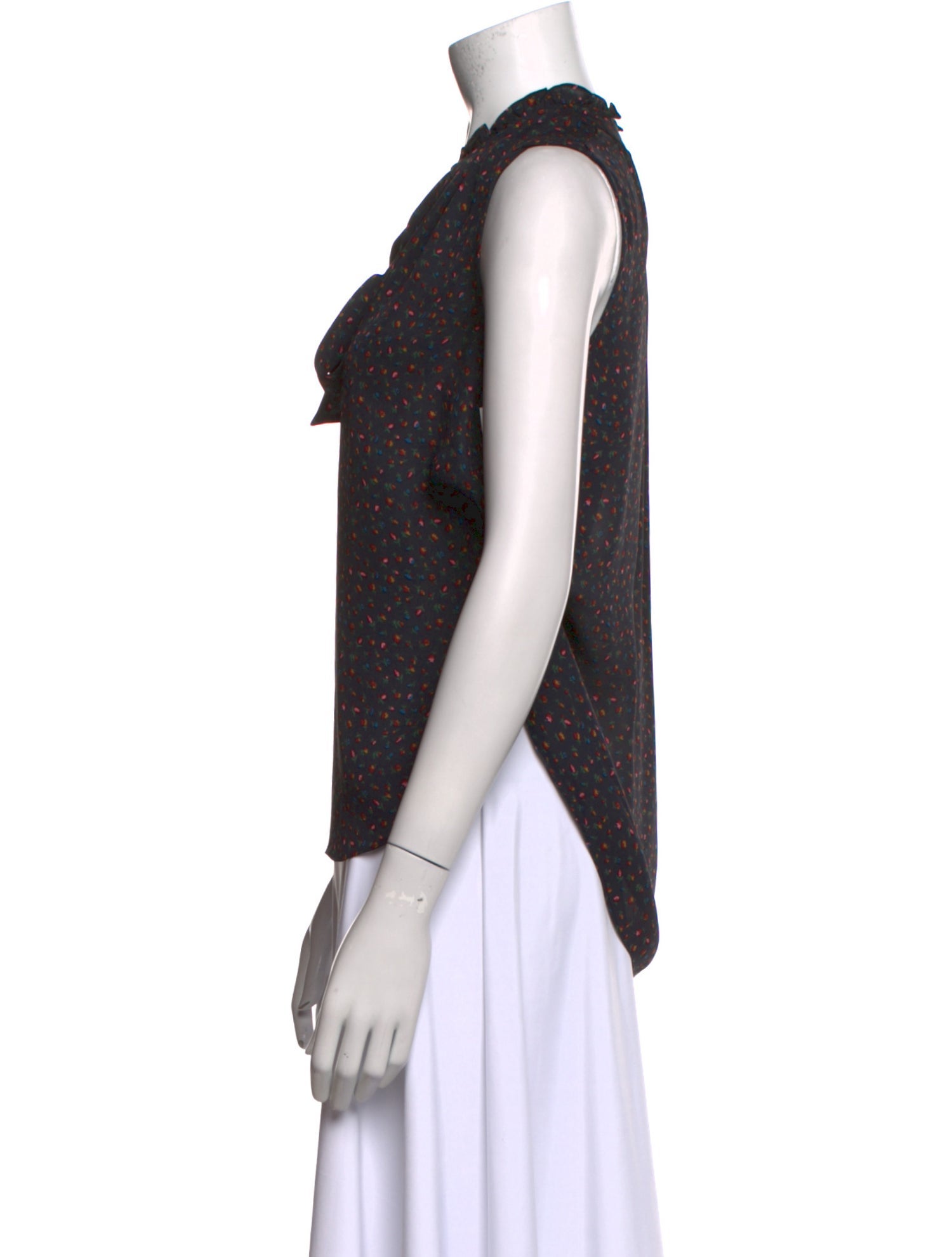 Veronica Beard Silk Printed Top