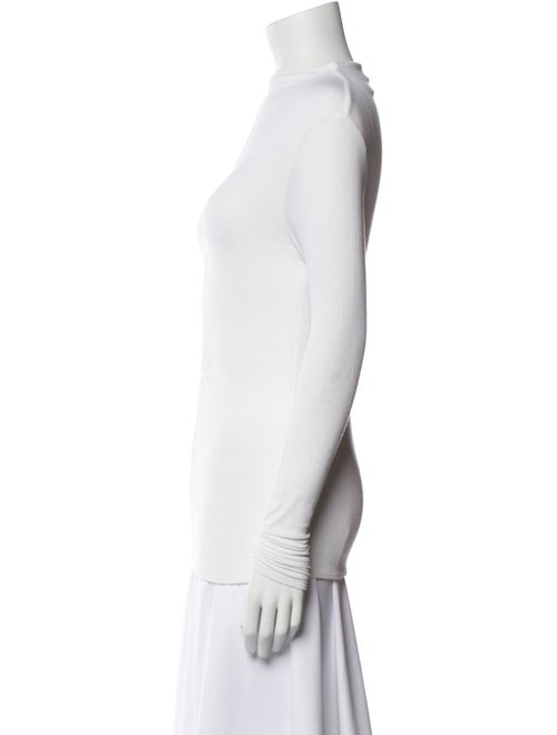 Veronica Beard Mock Neck Long Sleeve Top