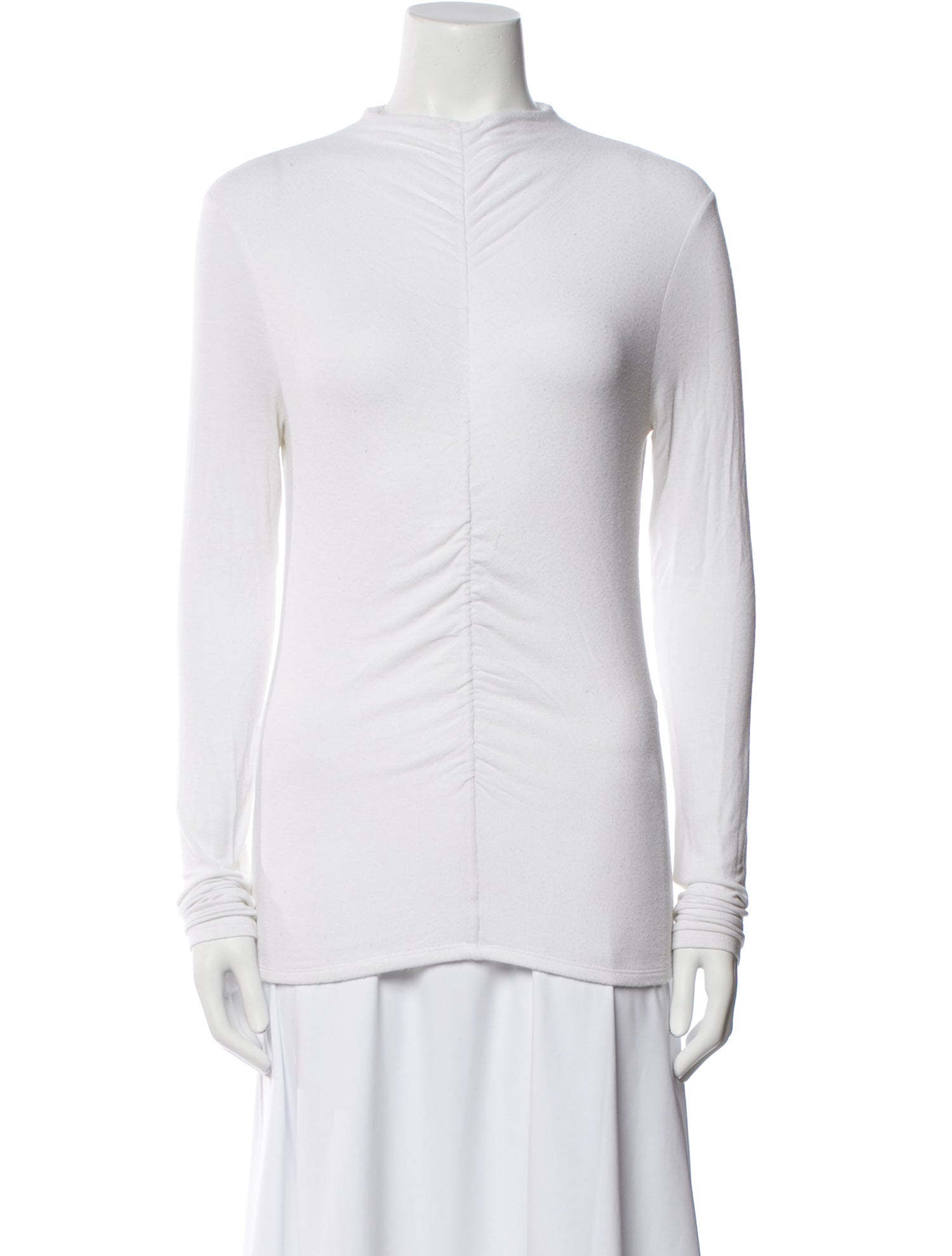 Veronica Beard Mock Neck Long Sleeve Sweatshirt