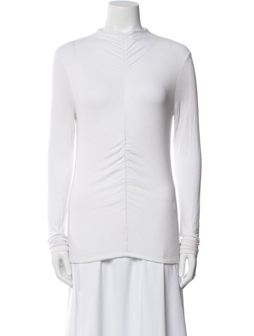 Veronica Beard Mock Neck Long Sleeve Sweatshirt