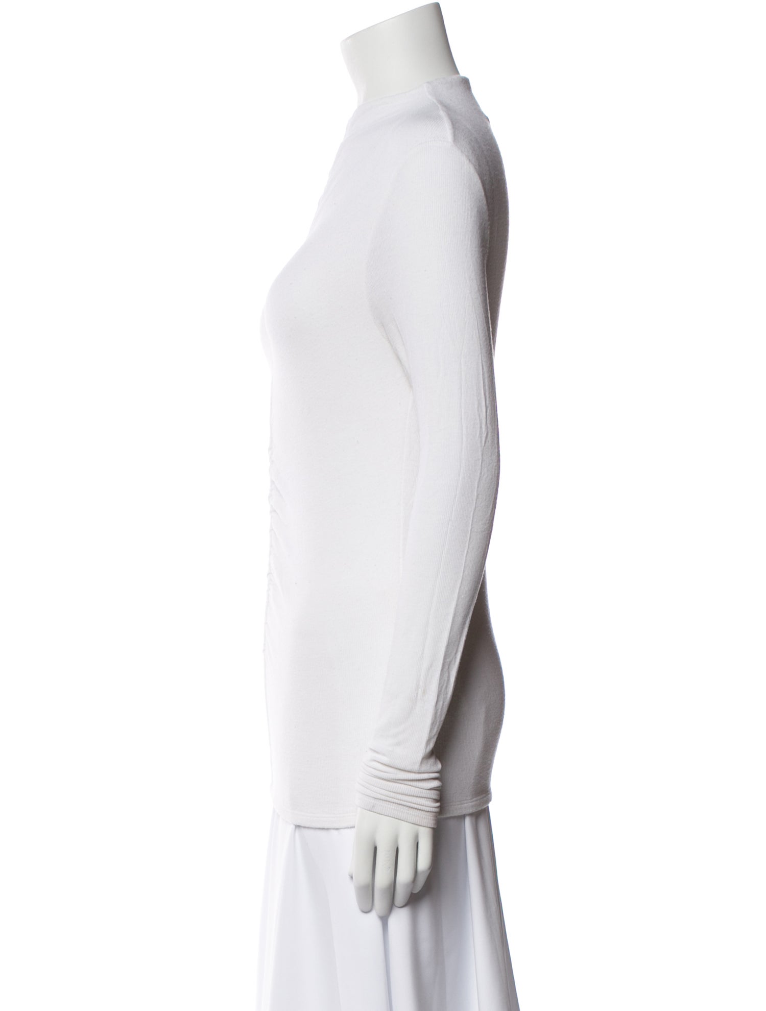 Veronica Beard Mock Neck Long Sleeve Sweatshirt