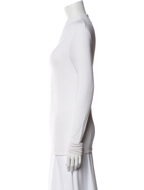 Veronica Beard Mock Neck Long Sleeve Sweatshirt