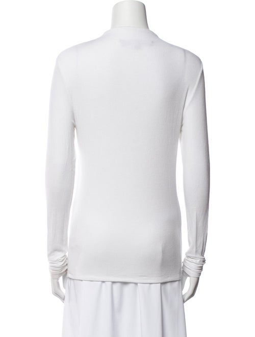 Veronica Beard Mock Neck Long Sleeve Sweatshirt