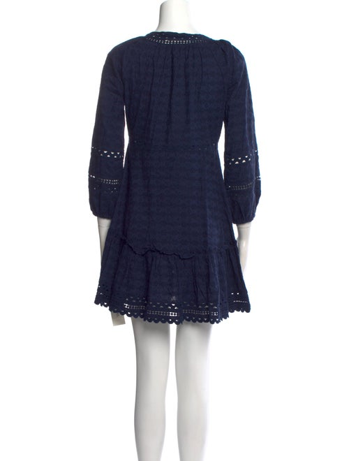 Veronica Beard V-Neck Mini Dress