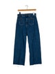 Veronica Beard Mid-Rise Wide Leg Jeans