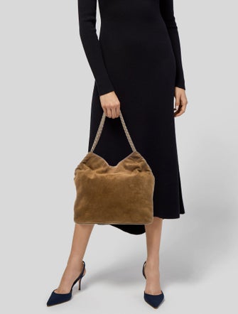Veronica Beard Suede Evening Bag
