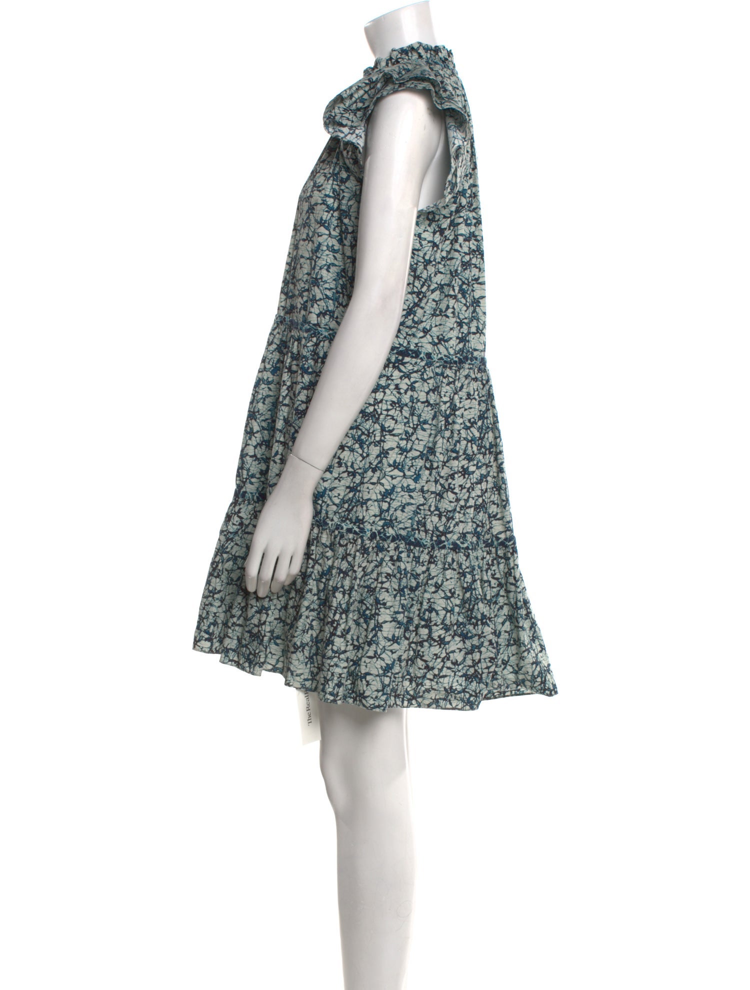 Veronica Beard Floral Print Mini Dress