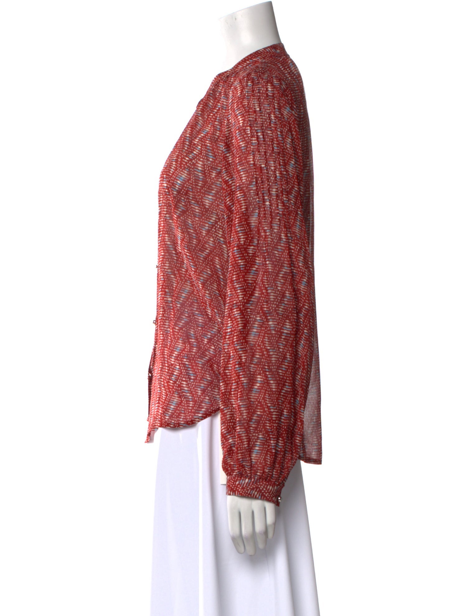 Veronica Beard Silk Printed Blouse