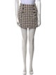 Veronica Beard Tweed Pattern Mini Skirt