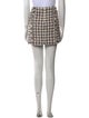 Veronica Beard Tweed Pattern Mini Skirt