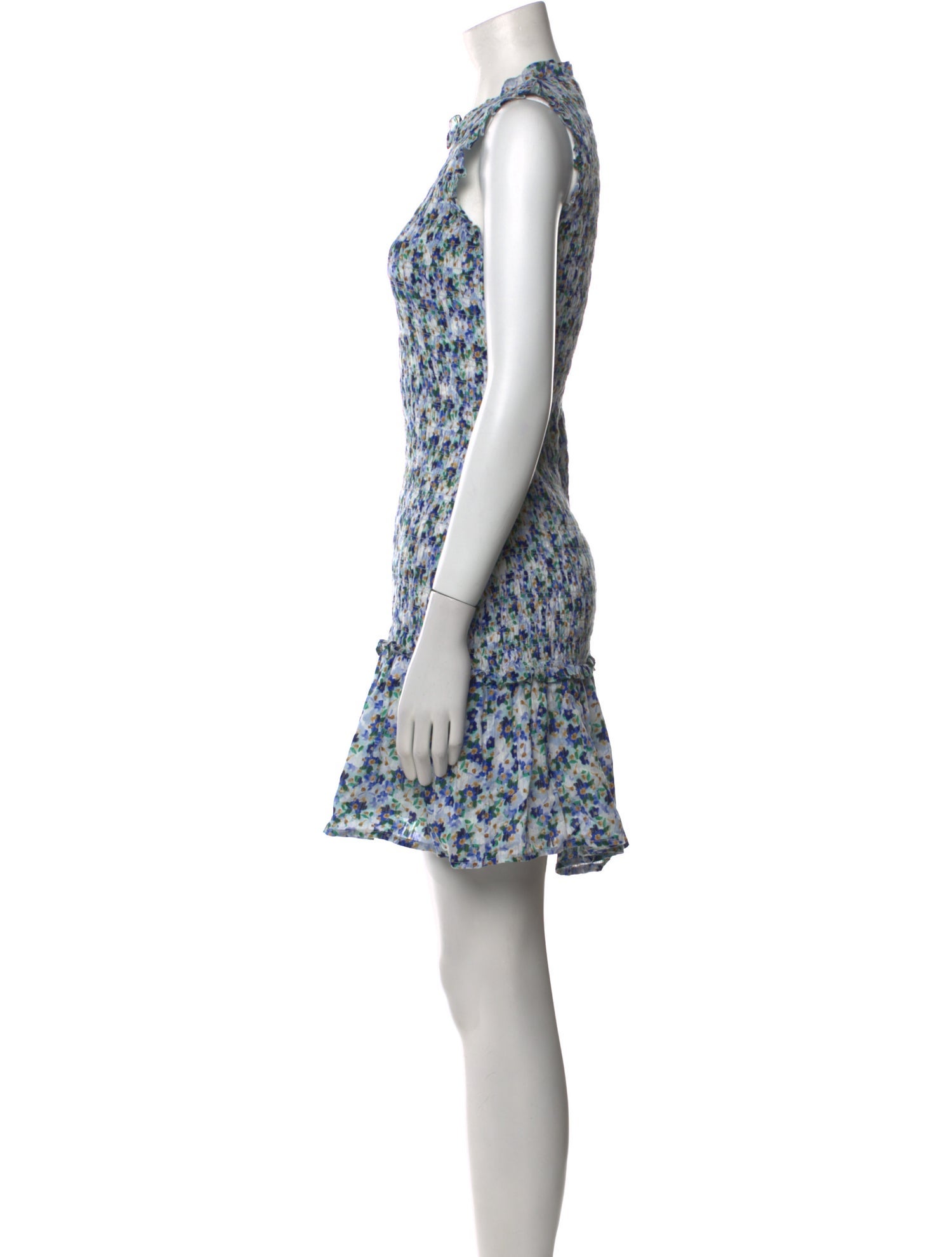 Veronica Beard Floral Print Mini Dress