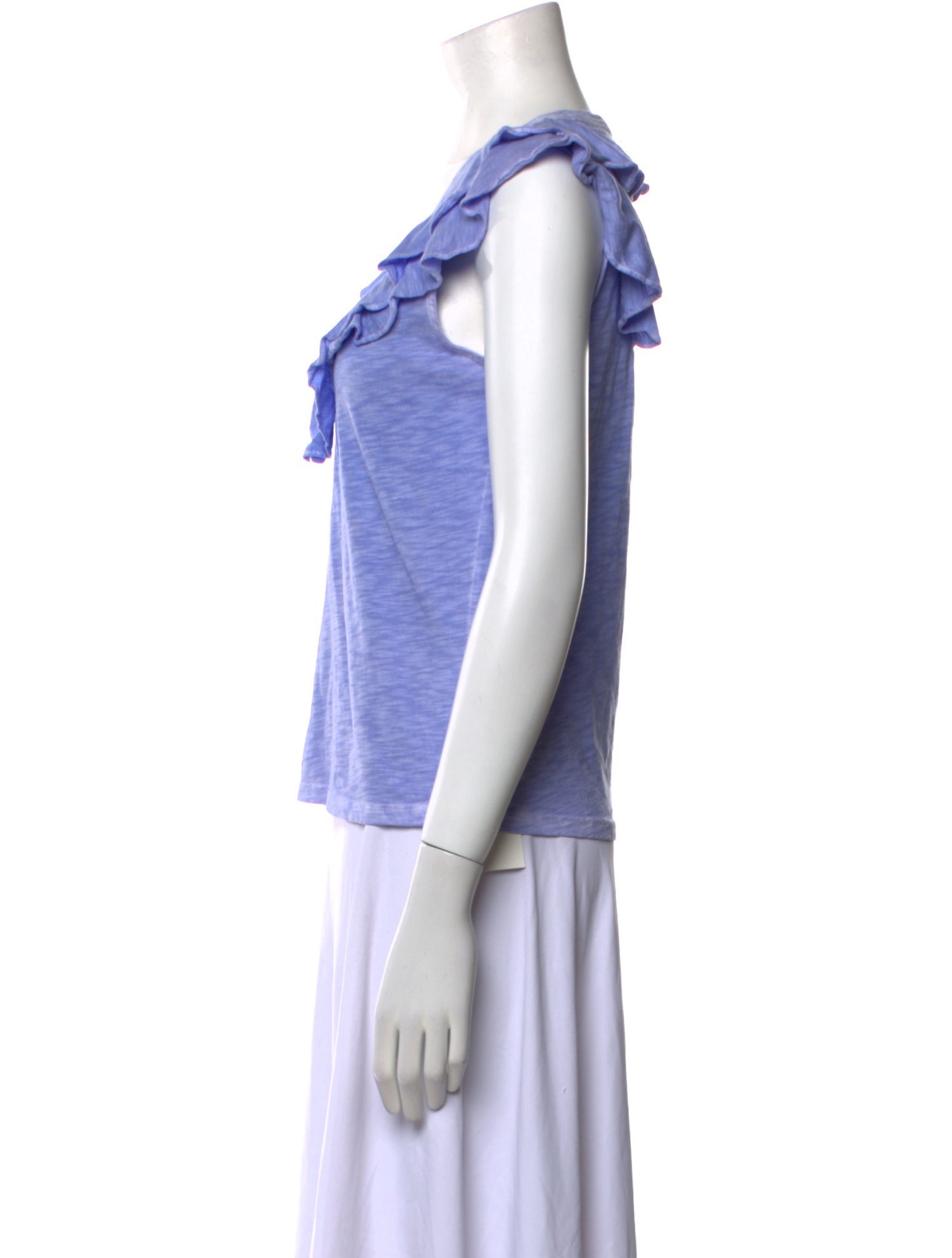 Veronica Beard V-Neck Short Sleeve Top