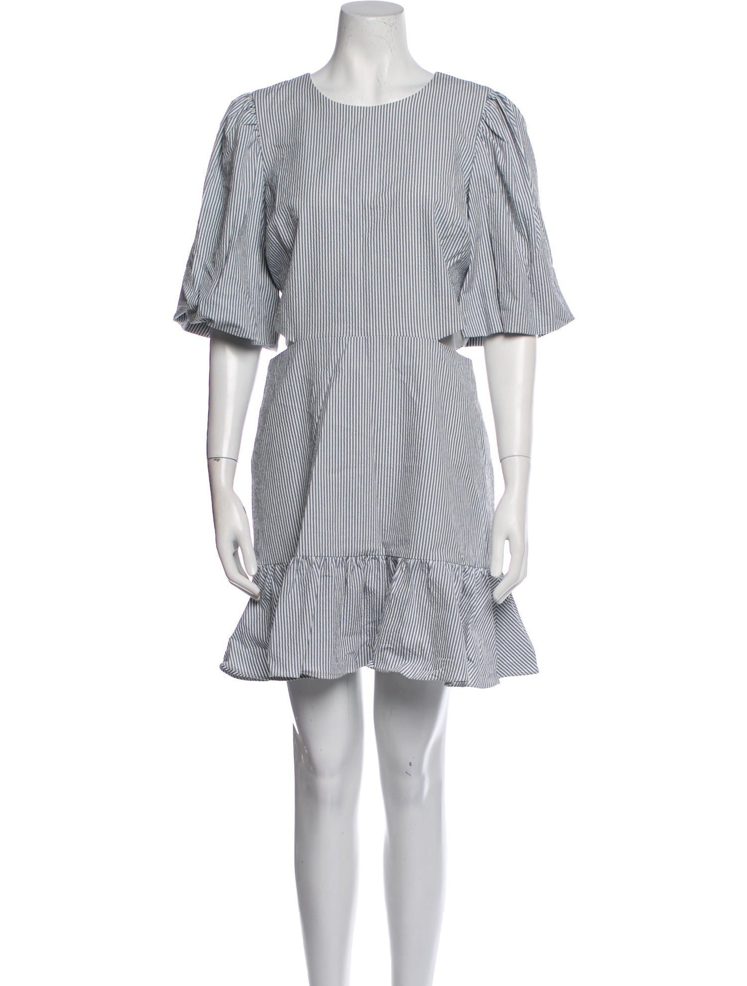 Veronica Beard Striped Mini Dress