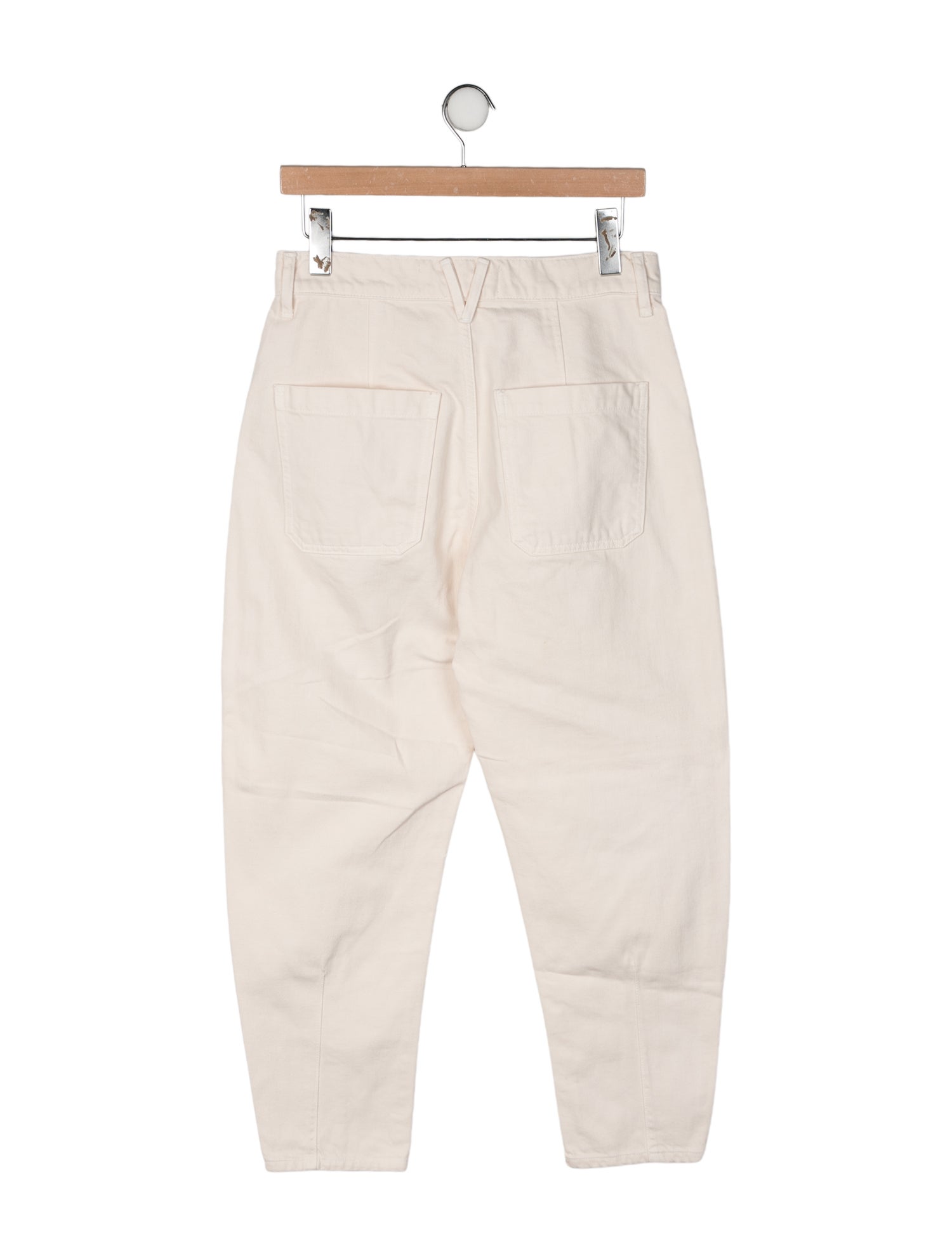 Veronica Beard High-Rise Straight Leg Jeans