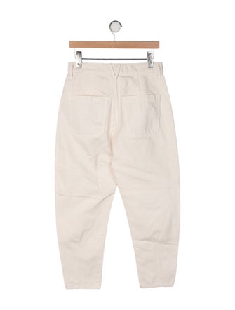 Veronica Beard High-Rise Straight Leg Jeans