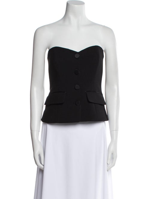 Veronica Beard Strapless Crop Top