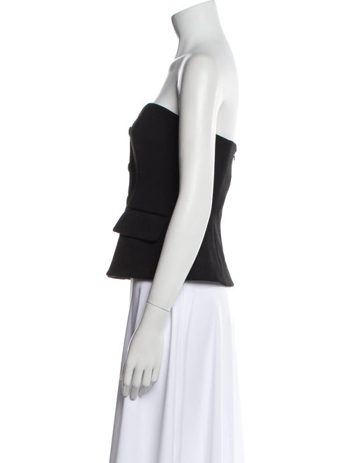 Veronica Beard Strapless Crop Top