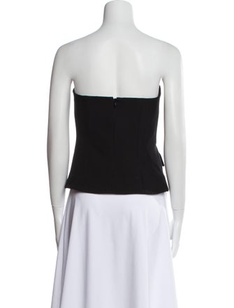 Veronica Beard Strapless Crop Top